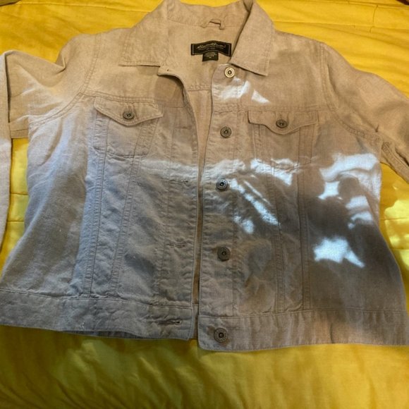Eddie Bauer authentic outdoor outfitter linen jacket - Picture 1 of 2